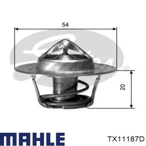 Купить TX11187D Mahle Original Автомобильный термостат