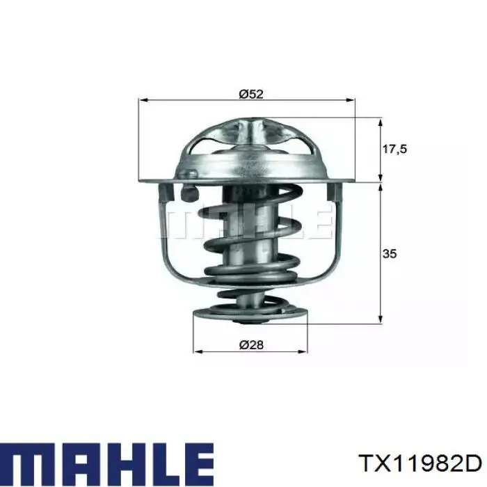 TX11982D Mahle Original термостат