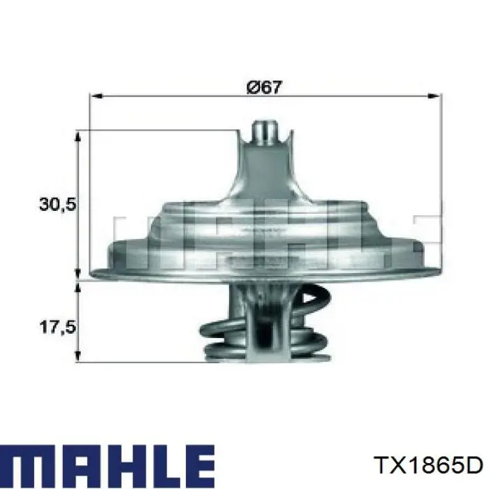 Втулка стойки стабилизатора Mahle Original TX1865D