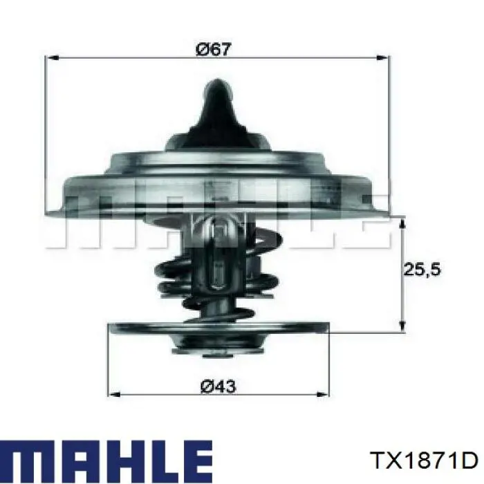 TX1871D Mahle Original термостат