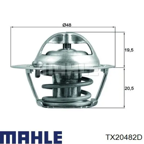 Купить TX20482D Mahle Original Автомобильный термостат