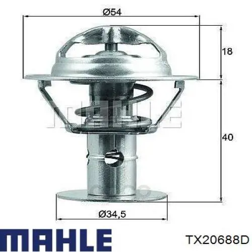 Термостат TX20688D Mahle Original