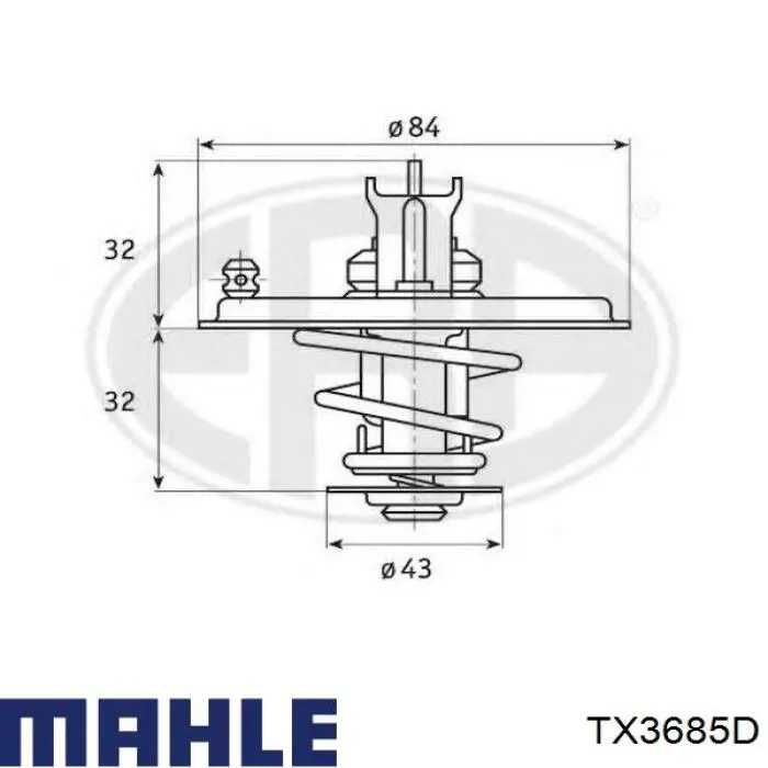 TX3685D Mahle Original Авто термостат