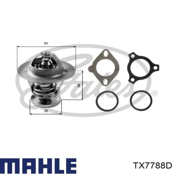 Купить TX7788D Mahle Original Автомобильный термостат
