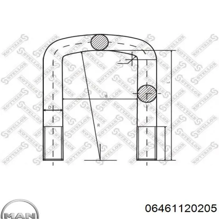 Стремянка рессоры MAN 06461120205 цена, от 11.05 USD