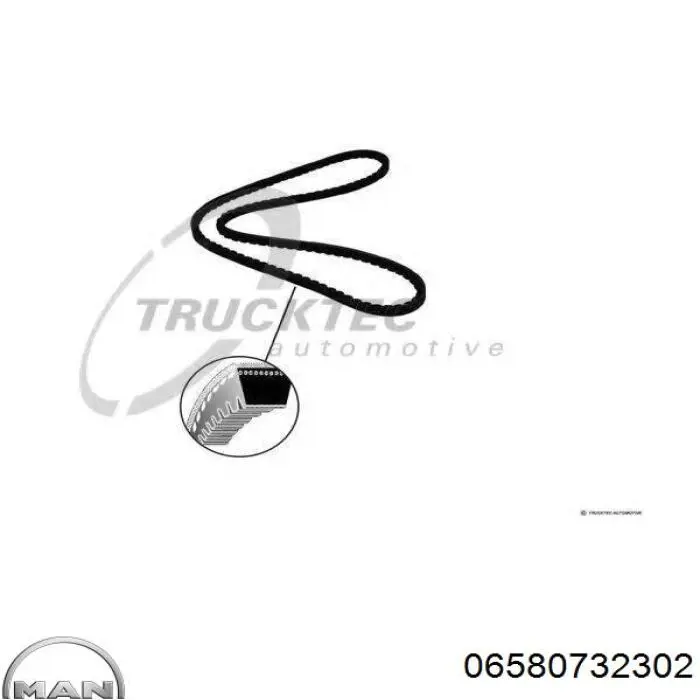 Купить 06580732302 MAN Ремень генератора