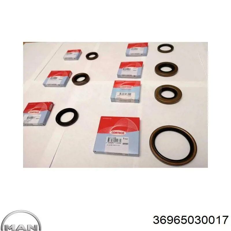 0734300257 ZF Parts Сальник ступичный