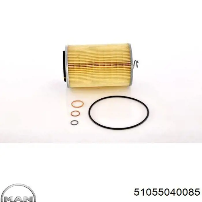 Фильтр очистки масла центробежный MAN 51055040085 цена, от 11.72 USD