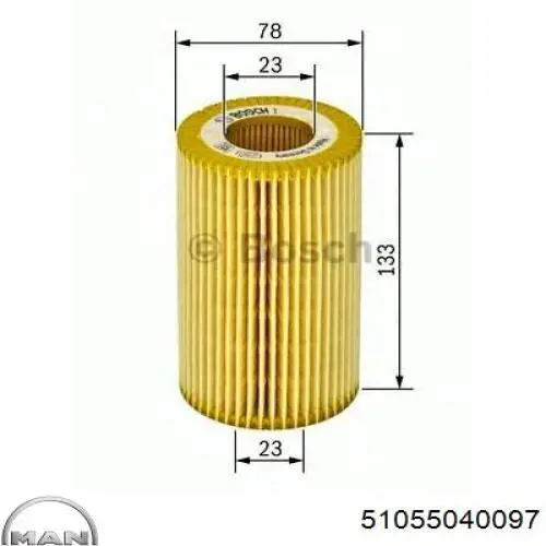 Купить 51055040097 MAN Фильтр центробежный очистки масла