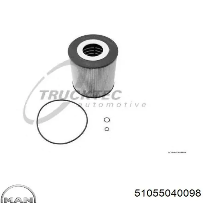 Фильтр очистки масла центробежный MAN 51055040098 цена, от 7.31 USD