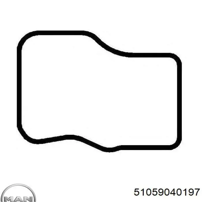 Прокадка масляого картера поддона MAN 51059040197 цена, от 47.47 USD