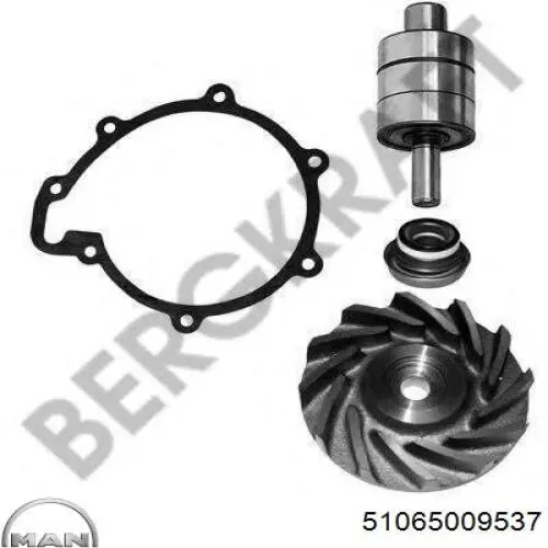 Помпа охлаждения MAN 51065009537 цена, от 129.38 USD