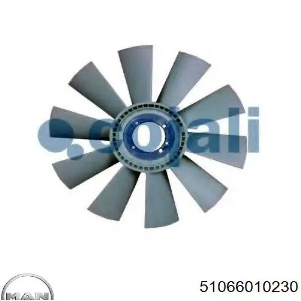 51066010230 MAN ventilador (roda de aletas do radiador de esfriamento)