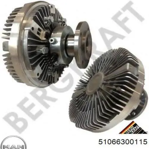 Вискозная муфта MAN 51066300115 цена, от 453.64 USD