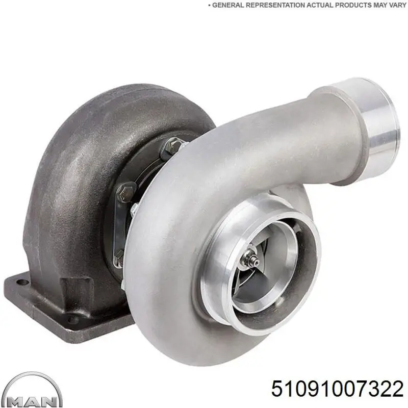 Турбонагнетатель MAN 51091007322 цена, от 424.81 USD