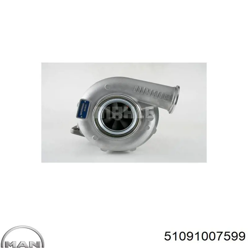 Турбонагнетатель MAN 51091007787 цена, от 647.97 USD