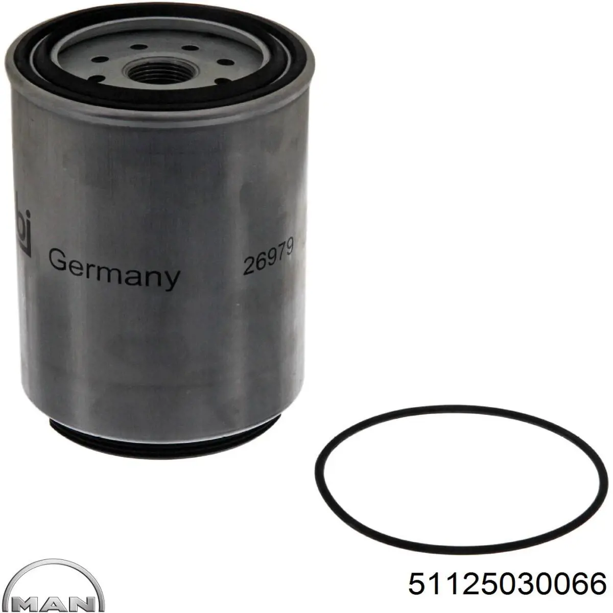 Фильтр тонкой очистки топлива MAN 51125030066 цена, от 36.65 USD