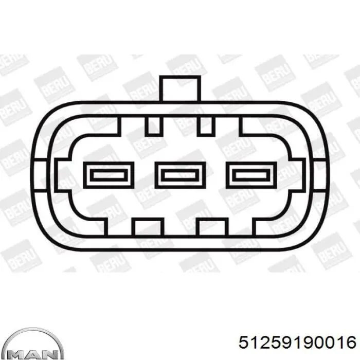 51259190016 MAN Катушка зажигания