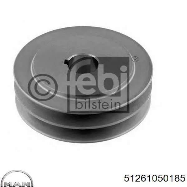 Купить 51261050185 MAN Шкив ремня генератора