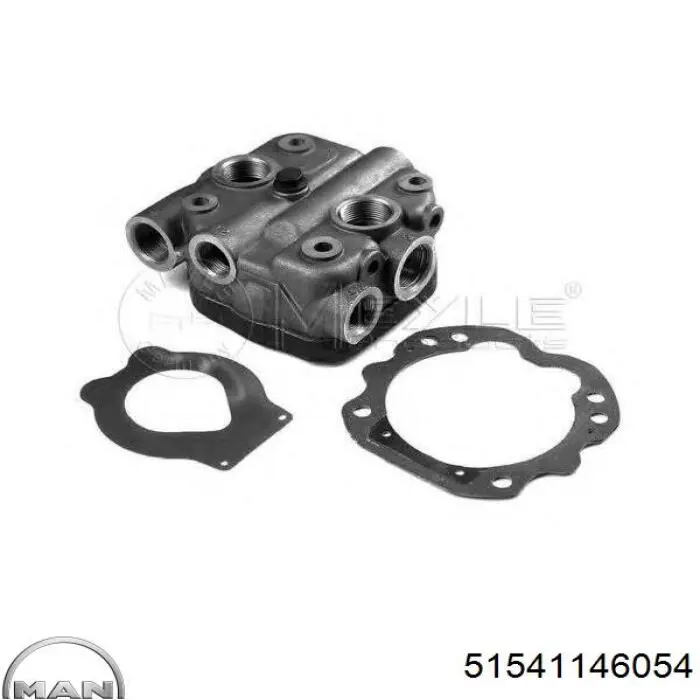 Купить 121850 Vaden Головка блока компрессора (TRUCK)