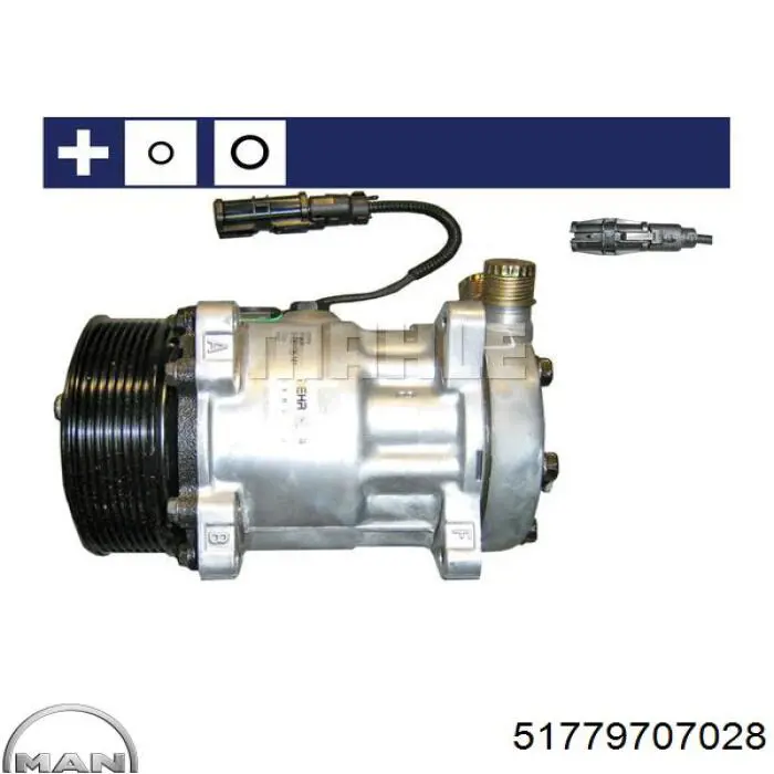 Компрессор системы кондиционирования MAN 51779707028 цена, от 152.03 USD