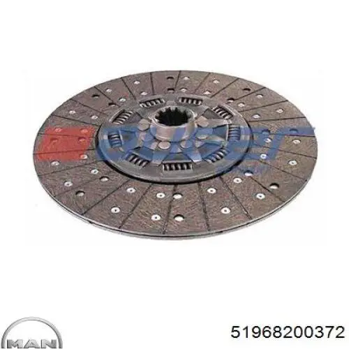 Клиновый ремень MAN 51968200372 цена, от 8.65 USD