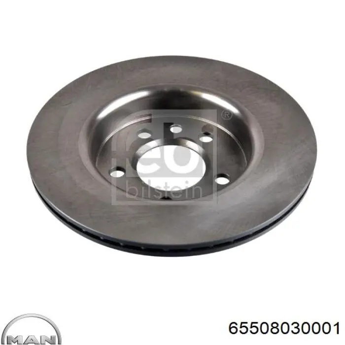Задний тормозной диск MAN 65508030001 цена, от 72.10 USD
