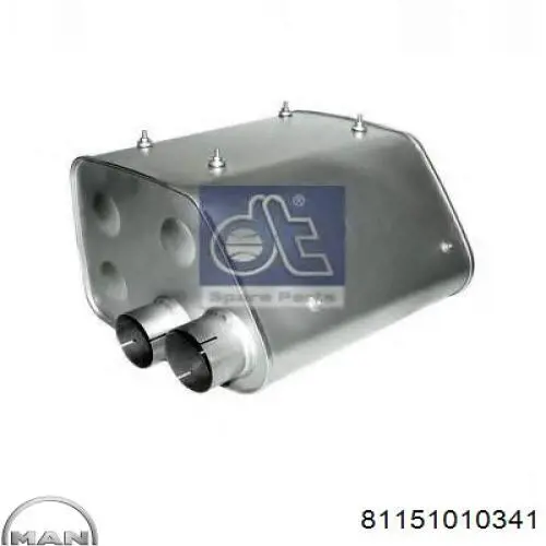 Глушитель, средняя и задняя часть Polmostrow 6868 цена, от 196.42 USD