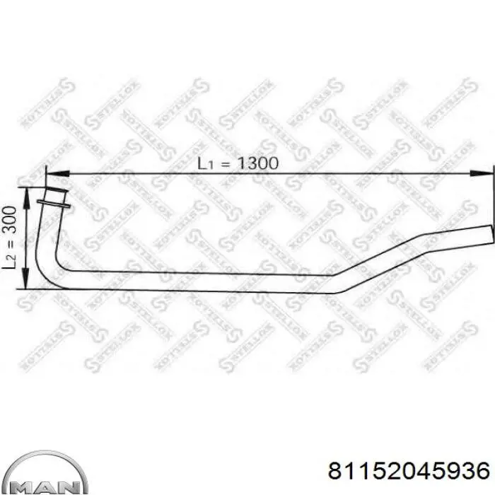 Купить 30102MN Vanstar Приёмная труба