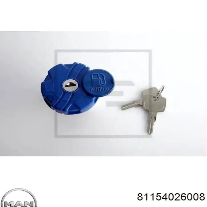 Крышка заливной горловины бака AD BLUE 81154026008 MAN