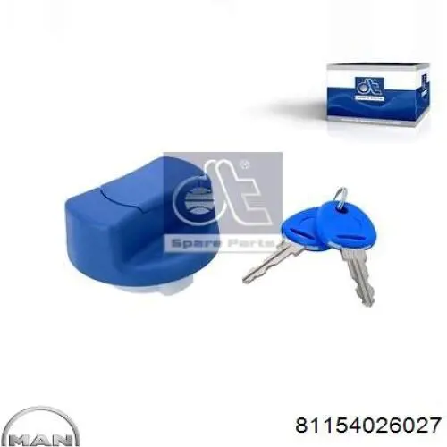 81154026027 MAN крышка заливной горловины бака ad blue