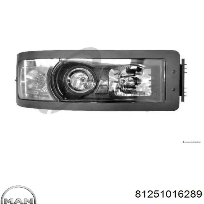 Левая фара TD0157001AL Tangde