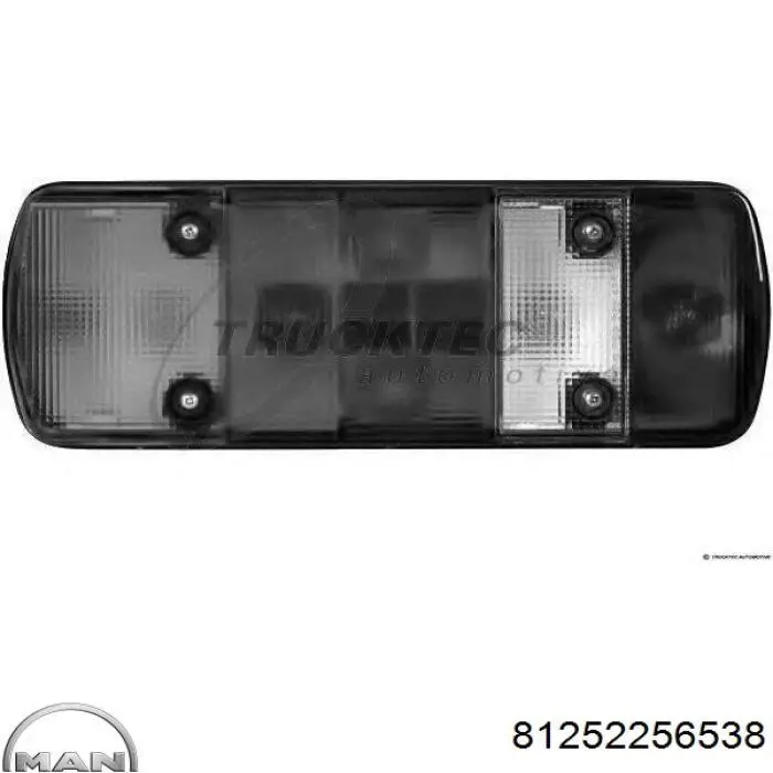 Стекло фонаря заднего TLME007LRL Trucklight