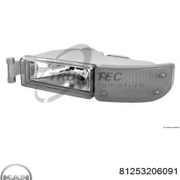 81660018 HB Autoelektrik Противотуманная фара левая