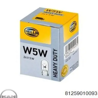 Лампочка накаливания MAN 81259010093 цена, от 0.27 USD