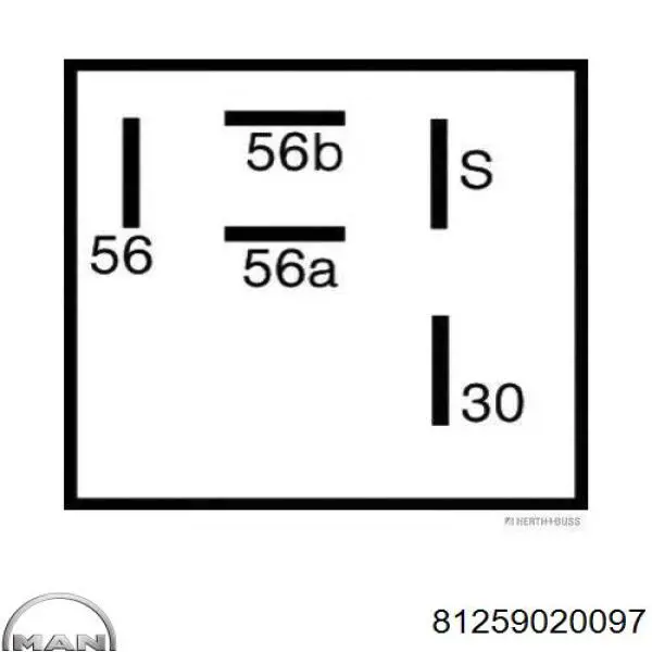 Реле указателей поворотов 81259020097 MAN