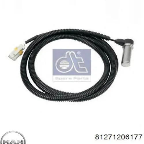 81271206177 MAN fio dianteiro esquerdo de sensor abs