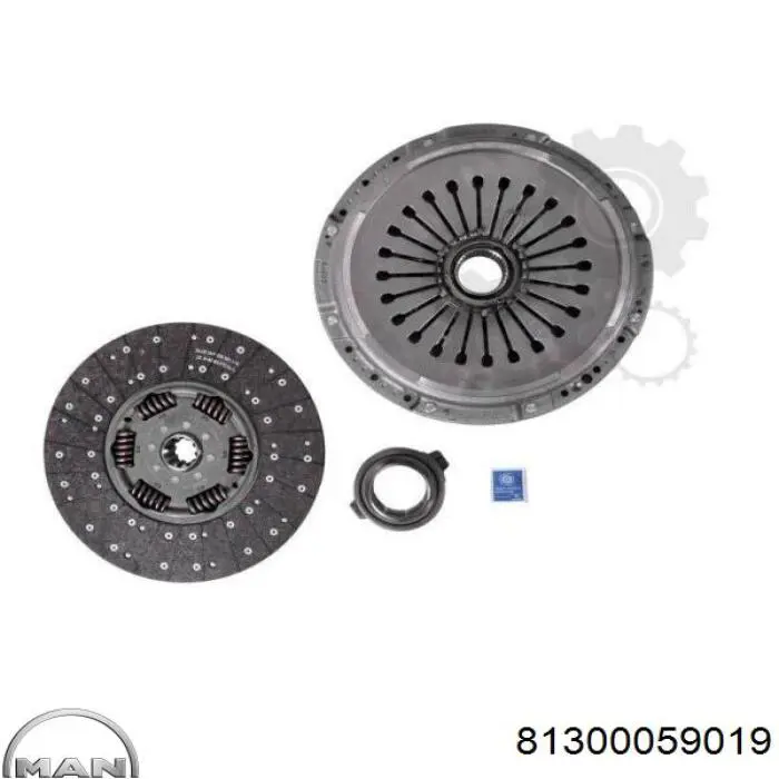 Комплект сцепления (3 части) MAN 81300059019 цена, от 2286.69 USD