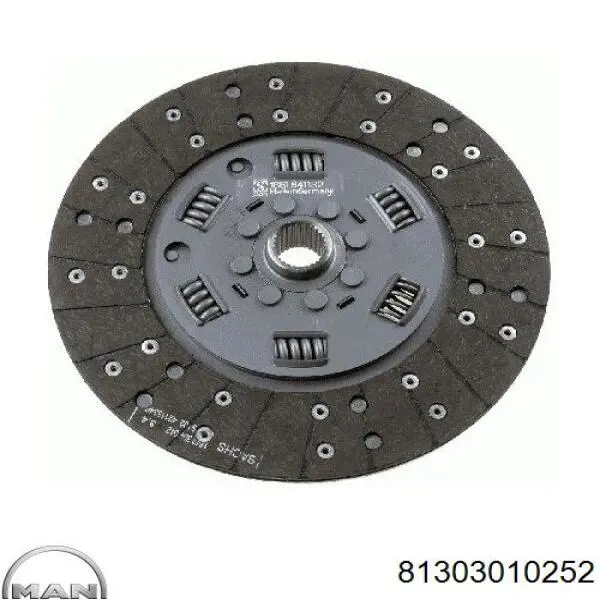 Диск сцепления 1861841132 Sachs
