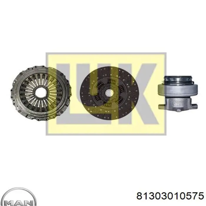 Диск сцепления MAN 81303010575 цена, от 255.87 USD