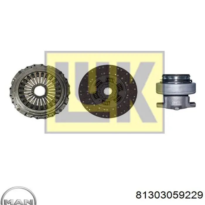 Лепестковая корзина сцепления MAN 81303059229 цена, от 443.84 USD