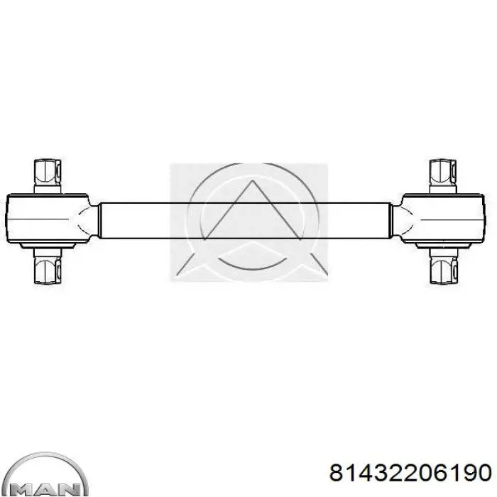 Тяга реактивная передняя/нижняя 81432206190 MAN
