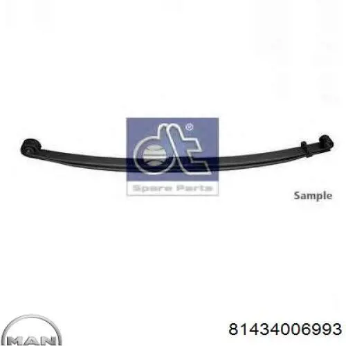 Рессора (задняя) Ман Л2000 