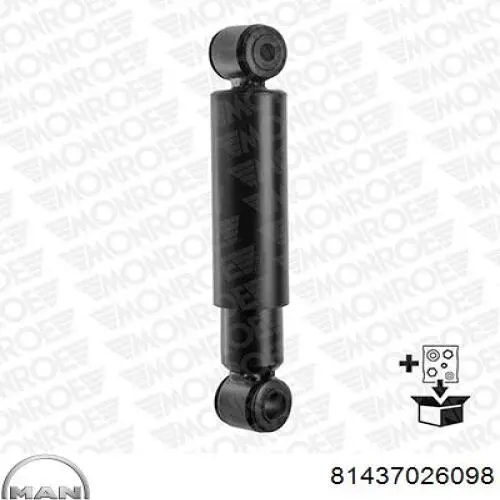 Амортизатор задний MAN 81437026098