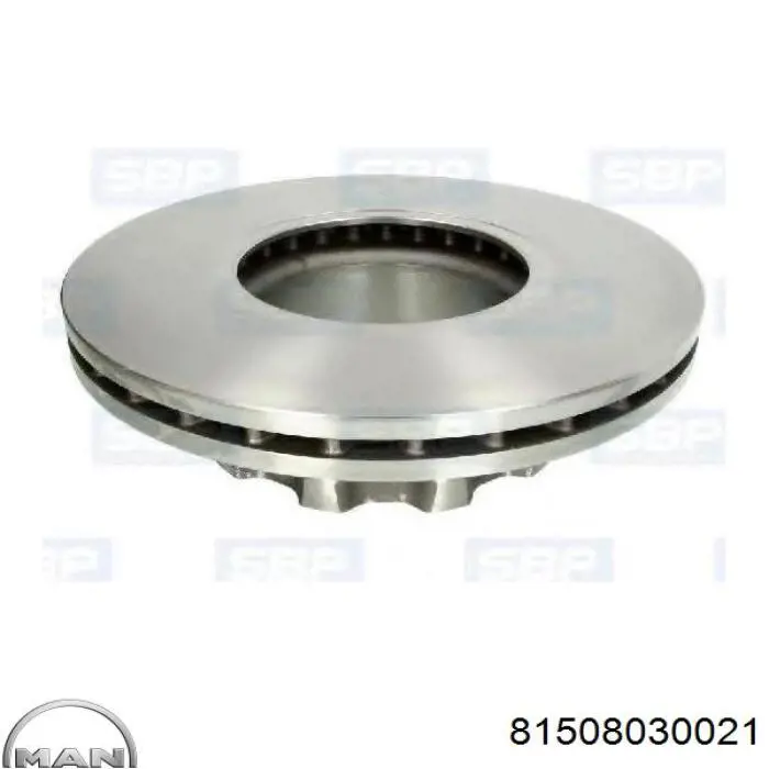 Задний тормозной диск MAN 81508030021 цена, от 143.35 USD