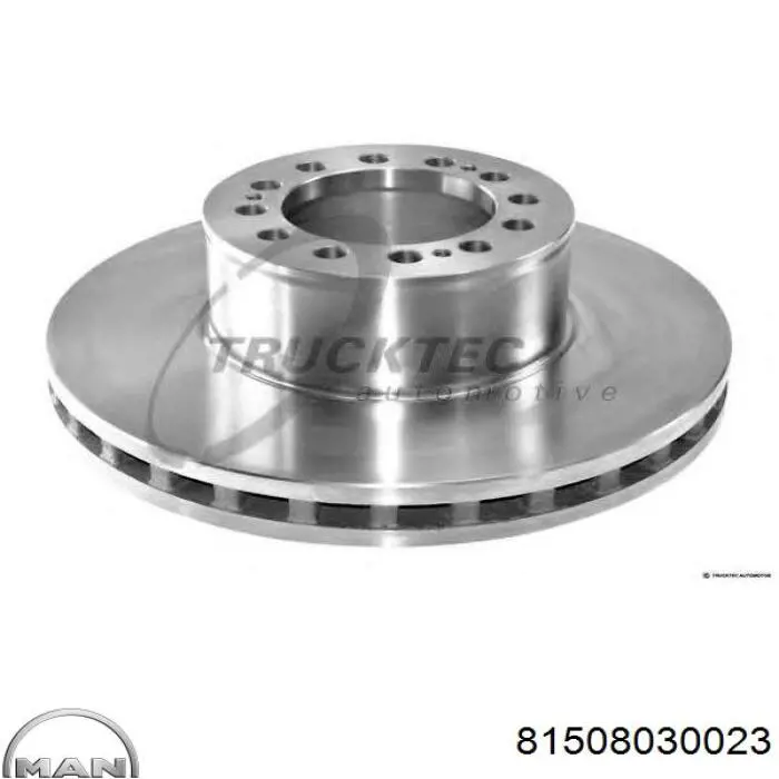 Передние тормозные диски 81508030023 MAN