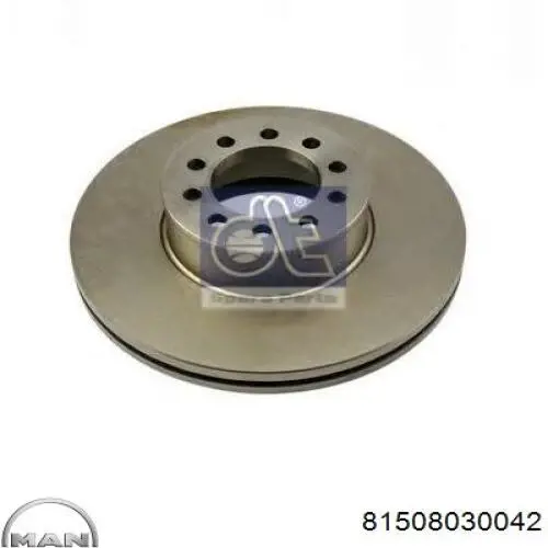 Передние тормозные диски 81508030042 MAN
