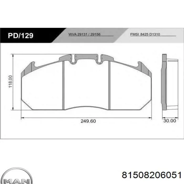 PB3002 Brembo Колодки передние