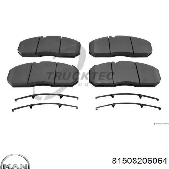 81508206064 MAN Колодки передние