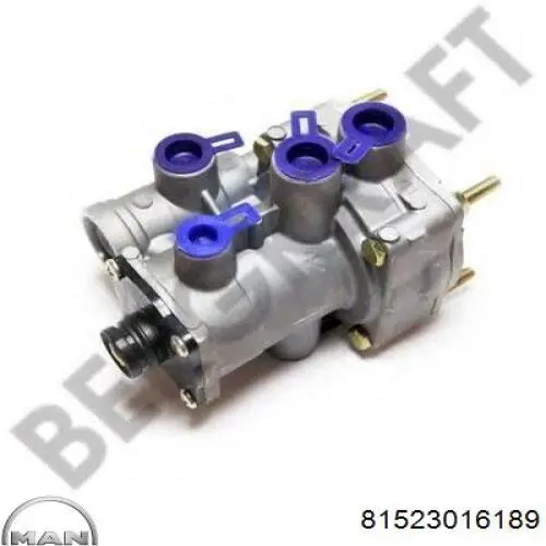 Кран тормозной прицепа MAN 81523016189 цена, от 72.03 USD